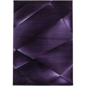 Modern Vloerkleed | Costa | Geruit | Lila | 140x200 cm