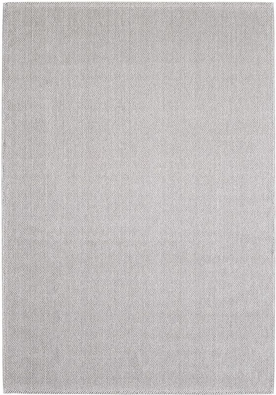 Rond Laagpolig Vloerkleed | Tapijt | Loom | Zilver | 200x200 cm