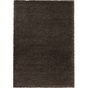 Hoogpolig Vloerkleed | Shaggy | Fluffy | Bruin | 280x370 cm