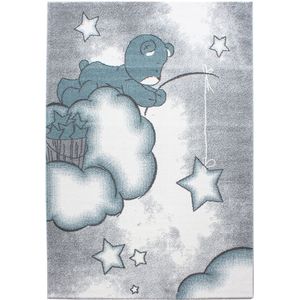 Kindervloerkleed | Tapijt | Kids | Beer | Blauw | 200x290 cm