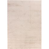 Japandi Vloerkleed | Tapijt | Sahara | Bogen | Beige | 140x200 cm