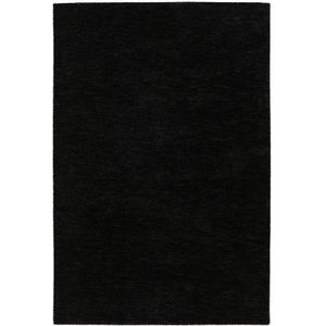 Hoogpolig Vloerkleed | Tapijt | Comfy | Zwart | 120x170 cm