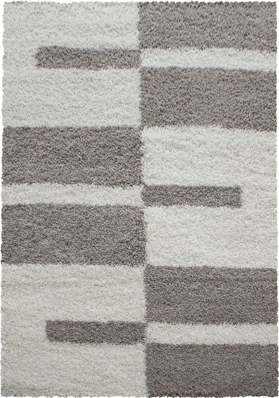 Shaggy Vloerkleed | Tapijt | Gala | Beige | 120x170 cm