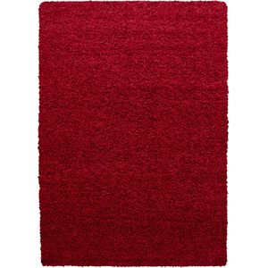 Hoogpolig Vloerkleed | Tapijt | Shaggy | Dream | Rood | 160x230 cm