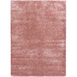 Shaggy Vloerkleed | Tapijt | Brilliant | Rosé | 200x290 cm