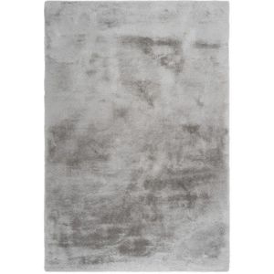 Zacht Hoogpolig Vloerkleed | Tapijt | Emotion | Zilver | 120x170 cm