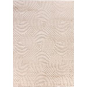 Japandi Vloerkleed | Tapijt | Sahara | Bogen | Beige | 280x370 cm