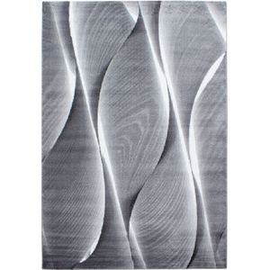 Modern Vloerkleed | Tapijt | Parma | Organisch | Zwart | 240x340 cm