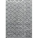 Hoogpolig Vloerkleed | Tapijt | Pisa | Geometrisch | Grijs | 160x230 cm