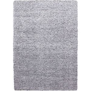 Ayyildiz - Life - Hoogpolig Vloerkleed - Lichtgrijs - 140x200 cm
