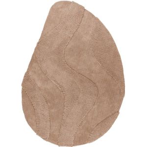 Organisch Vloerkleed | Tapijt | Milano | Golven | Beige | 200x290 cm