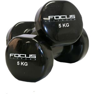 Vinyl Dumbbells - Focus Fitness - 2 x 5 kg