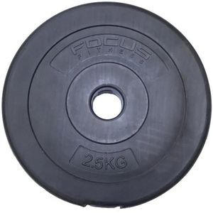 Halterschijf 30 mm - Focus Fitness - 2,5 kg - Kunststof