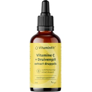 Vitamine C - Druppels - 50 ML - Met Druivenpit Extract (OPC)