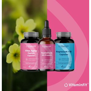 Supplementen - Hormoonbalans Support - Plantaardige Capsules - 100% Plantaardig