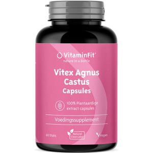 Vitex Agnus Castus - Capsules - 100% Plantaardig - Voedingssupplementen
