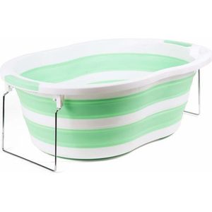 Benson Babybadje - Opvouwbaar - 70 x 46.5 x 23 cm - Groen/Wit