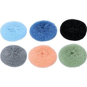 Lifetime Clean Schuurspons Ø8x3 cm - Nylon Scourers - 6 Stuks