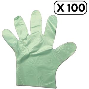 STEGGER - Wegwerp Handschoenen - Wegwerphandschoenen - Biologisch Afbreekbaar - Poedervrij - One Size - 100 Stuks