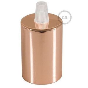 Lampfitting E27 Cilindrisch in Koperkleur