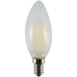 LED Filament Kaarslamp E14 4W 2200K Mat | Dimbaar