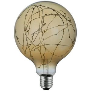 LED Globe G125 Gloeilamp - Duizend Lichten Goud 2W E27 2000K