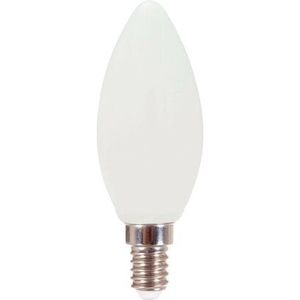 LED Oliva Melkglas 6W E14 2700K Gloeilamp