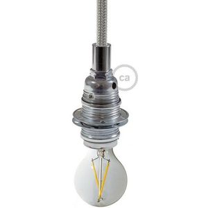 Industriële Lampfitting E14 | Zilver LUXE