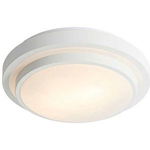 QAZQA walden - Moderne Plafondlamp voor buiten - 1 lichts - Ø 34 cm - Wit - Buitenverlichting