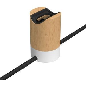 Esse14 Wand- of Plafondlamphouder | S14d Fitting met Zijaansluitingen | Neutraal