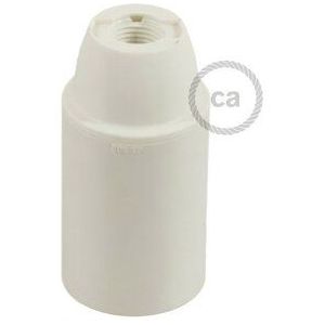 E14 fitting in thermoplastisch materiaal wit