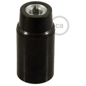 E14 fitting in bakeliet zwart