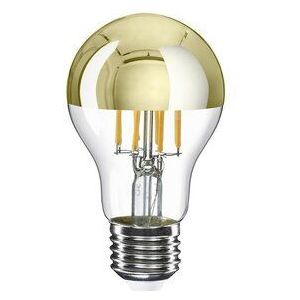 LED Gouden Halve Bol Druppellamp A60 7W 650Lm E27 2700K Dimbaar - A12