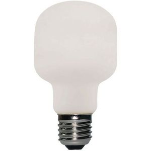 LED Porselein Gloeilamp Milo 6W E27 Dimbaar 2700K