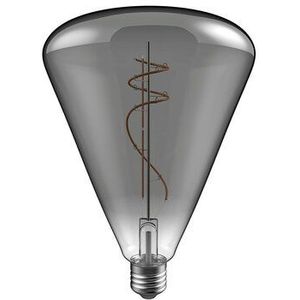 LED Rook Gloeilamp Kegel 140 10W 470Lm E27 1800K Dimbaar - H09