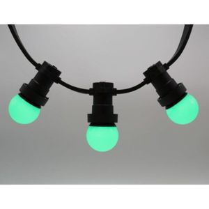 E27 Groene LED-lamp 45mm 1W van Polycarbonaat