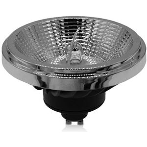 LED AR111 GU10 Spot | Zwart | 15W | 2700K | 38°
