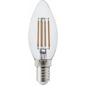 LED Filament Kaarslamp E14 4W 2700k Helder