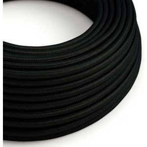 Strijkijzersnoer Zwart - viscose | 50M