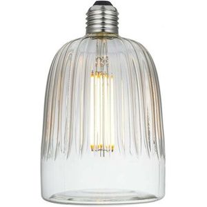 LED Tiche Helder Crystal Line 6W E27 2700K Dimbare Gloeilamp