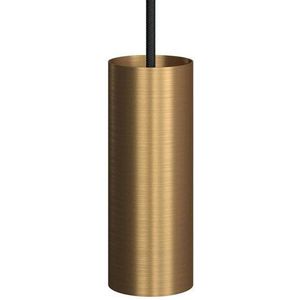 Metalen spotlamp E14 geborsteld brons
