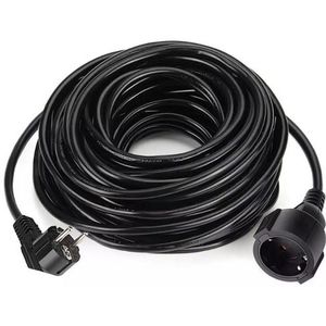 Verlengkabel - 3 Meter - Zwart - PVC - Spatwaterdicht IP44