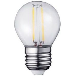 LED Filament Kleine Bol E27 2W 2700K Helder (G45) | Dimbaar