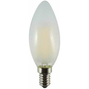 LED Filament Kaarslamp E14 2W 2200k Mat