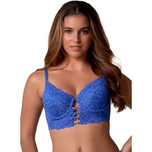 After Eden - Mayra - Voorgevormde Longline BH - Blauw