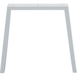 Witte trapezium tafelpoot 72 cm