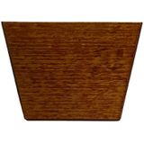 Kleine vierkanten schuinaflopende houten kersen meubelpoot 5 cm