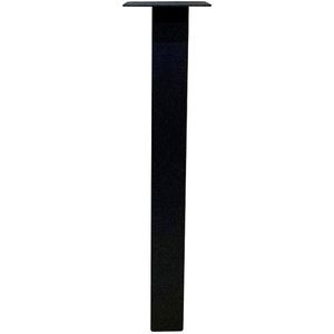 Rechte tafelpoot 90 cm (koker 8 x 8 cm)