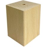 Vierkanten houten meubelpoot 7 cm