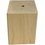 Vierkanten houten meubelpoot 7 cm